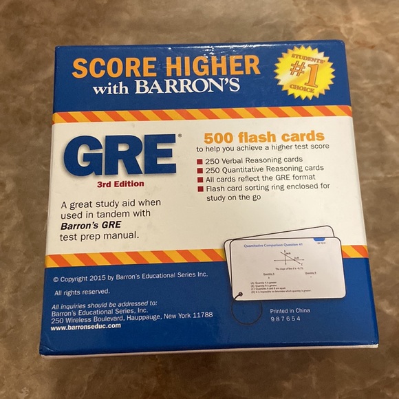 GRE Notecards - Picture 3 of 3